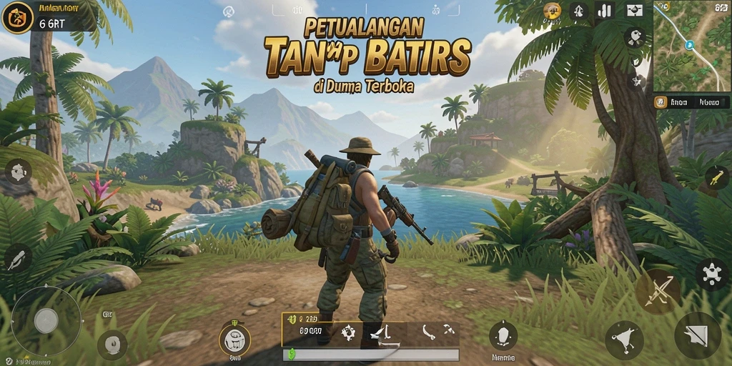 Gameplay <strong>6RT</strong> menampilkan petualangan seru di dunia terbuka.
