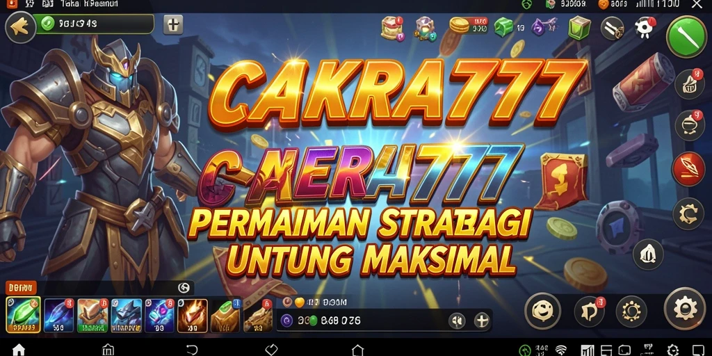 Tampilan gameplay CAKRA777 yang seru dengan berbagai strategi yang harus diterapkan.