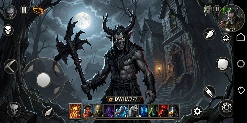 Screenshot dari gameplay HW777 yang menakutkan dan mendebarkan.