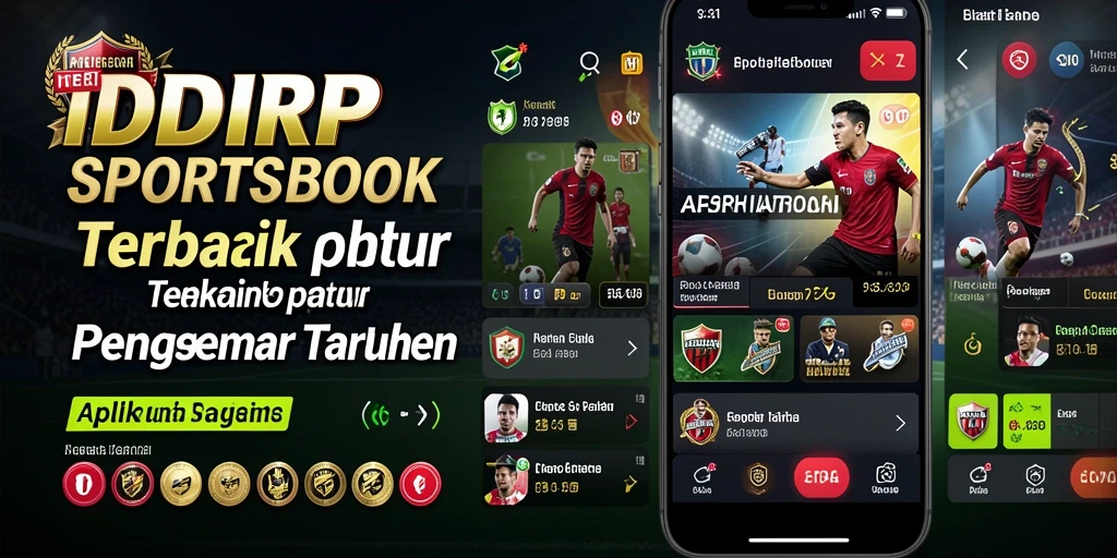 Tampilan screenshot utama IDRRP menampilkan antarmuka taruhan olahraga yang menarik.