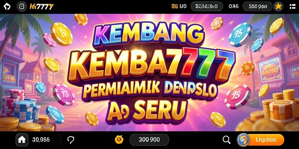 Screenshot gameplay KEMBANG777 menampilkan mesin slot dengan grafis menawan.