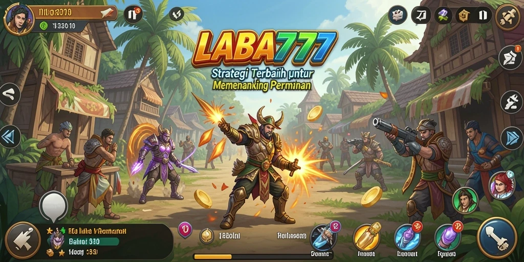 Tampilan gameplay LABA777 yang menegangkan dan strategis.