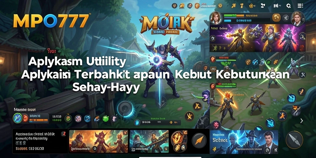 Tampilan antarmuka MPO777 yang ramah pengguna untuk utility.
