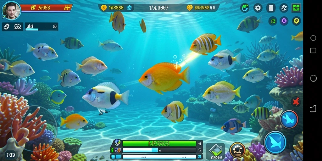 Tampilan gameplay MR888 yang penuh aksi Tembak Ikan.