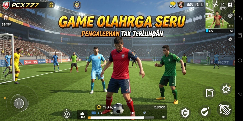 Tampilkan gameplay seru dari PCX777 dengan berbagai cabang olahraga.