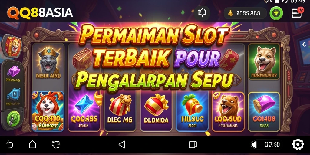 Tampilan gameplay slot yang seru dan menantang di QQ88ASIA.