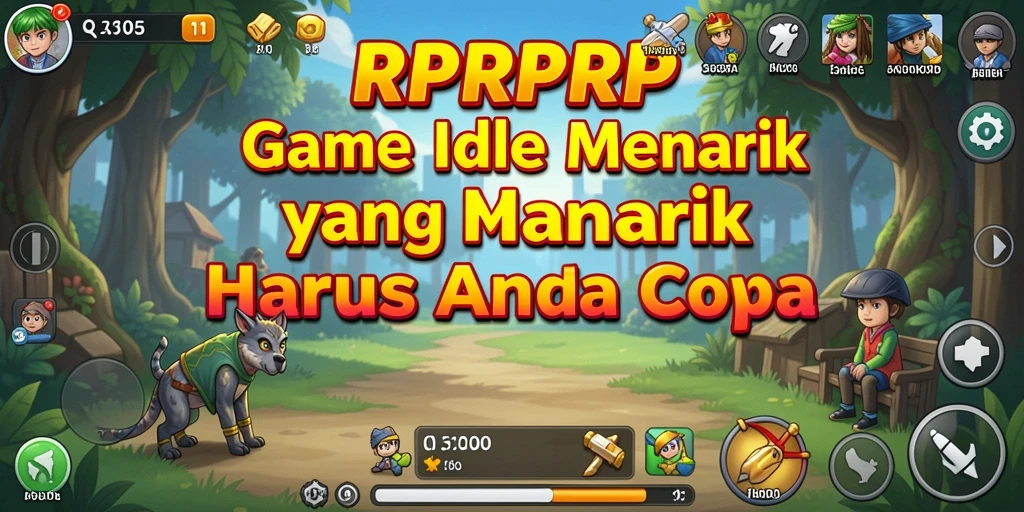 Screenshot RPRPRP menunjukkan gameplay yang mengasyikkan dan karakter yang beragam.
