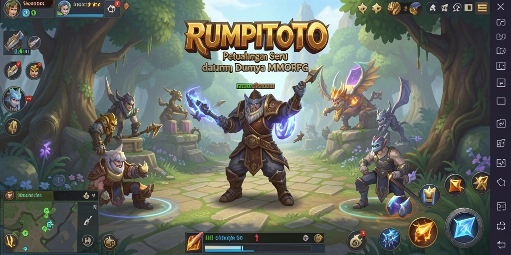 Gameplay RUMPITOTO yang mendebarkan dalam dunia MMORPG.