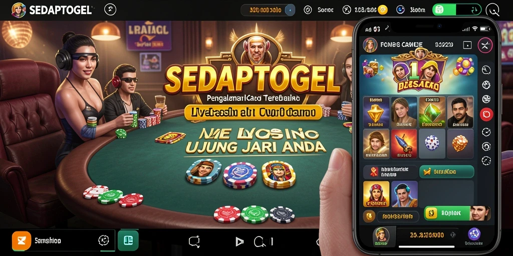 Tampilan gameplay menarik di SEDAPTOGEL Live Casino.