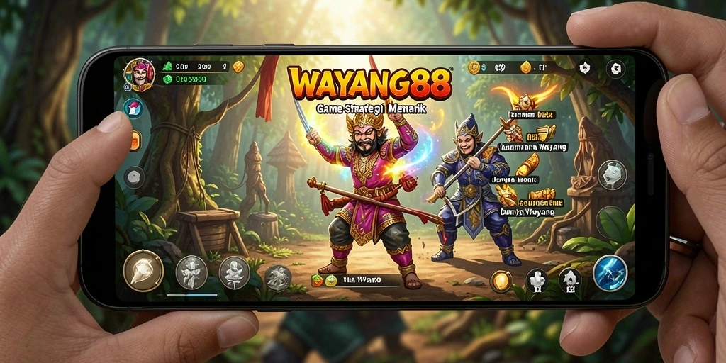 Tampilan gameplay menegangkan dalam WAYANG88 yang menampilkan aksi strategi hebat.